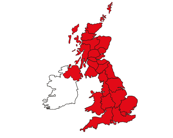 Map of UK